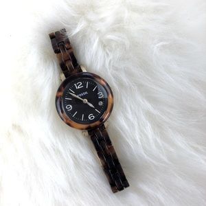 Fossil Tortoise Shell Watch